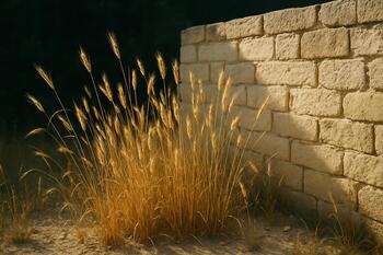 Двор на Апшероне: злаки и известняк