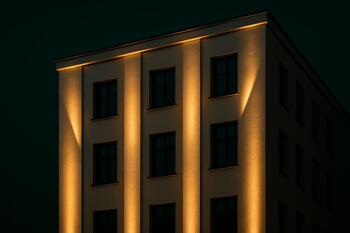 Подсветка под 60 градусов: акцентные пятна