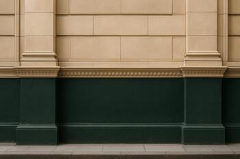 Каменная стена в Баку: база для подсветки