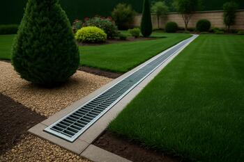 После: дренажная лесенка и карман