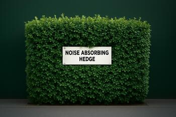 Живая изгородь в Баку как экран от улицы