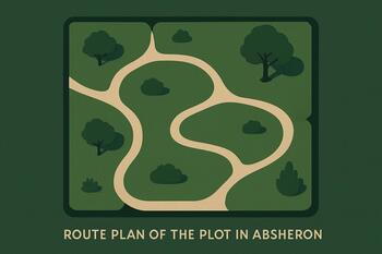 План маршрутов днём: тень и шаг камня