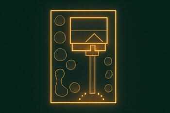 План маршрутов вечером: световые акценты