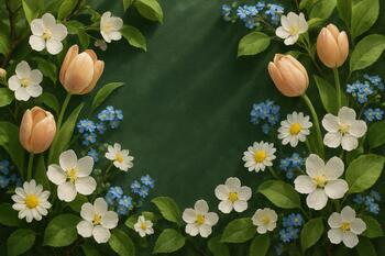 Шеки: весенний миксбордер в полутени