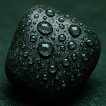 Мокрый известняк после дождя