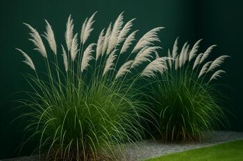 Южная стена: серебристые злаки