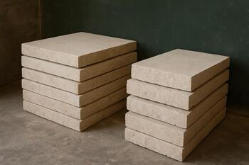 Баку: известняк в мастерской перед монтажом